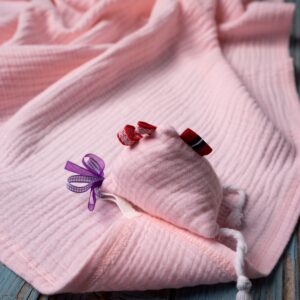 4 Layers Pink Playmate Blanket